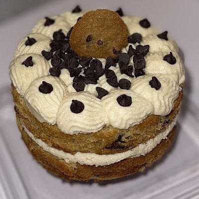 Chocolate Chip Cookie Dough Mini Cake