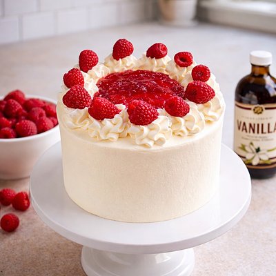 White Chocolate Vanilla Raspberry // Raspberry Beret