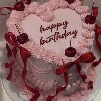 3 Layer 6” Heart Cake 