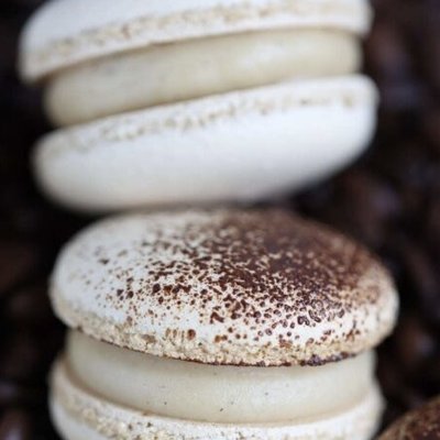 White Chocolate Espresso Macarons (12)