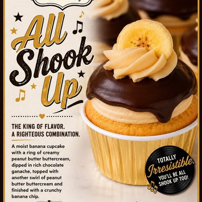 All Shook Up Cupcake 