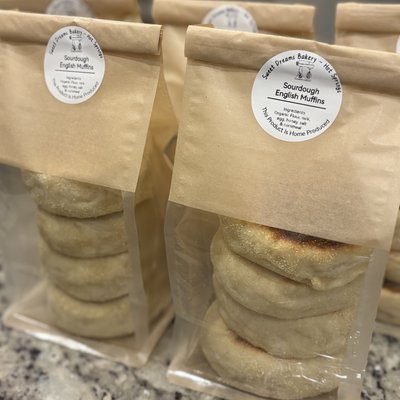 Sourdough English muffins 8 Count