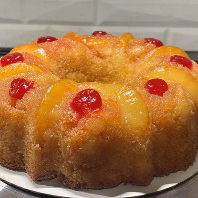 Pineapple Upside Down Bundt Cake