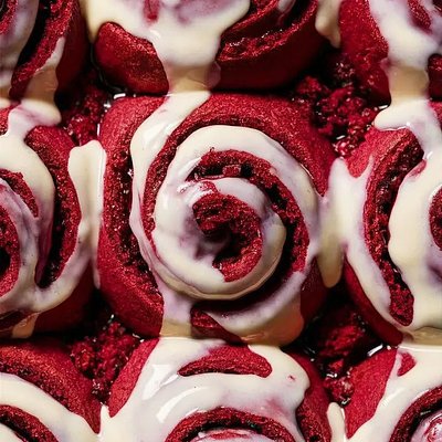 Red Velvet Cinnamon Rolls