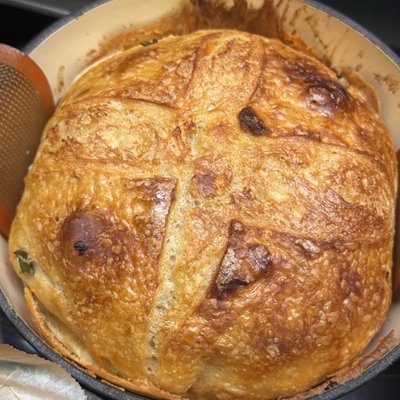 Sharp Cheddar & Jalapeño Sourdough Loaf 