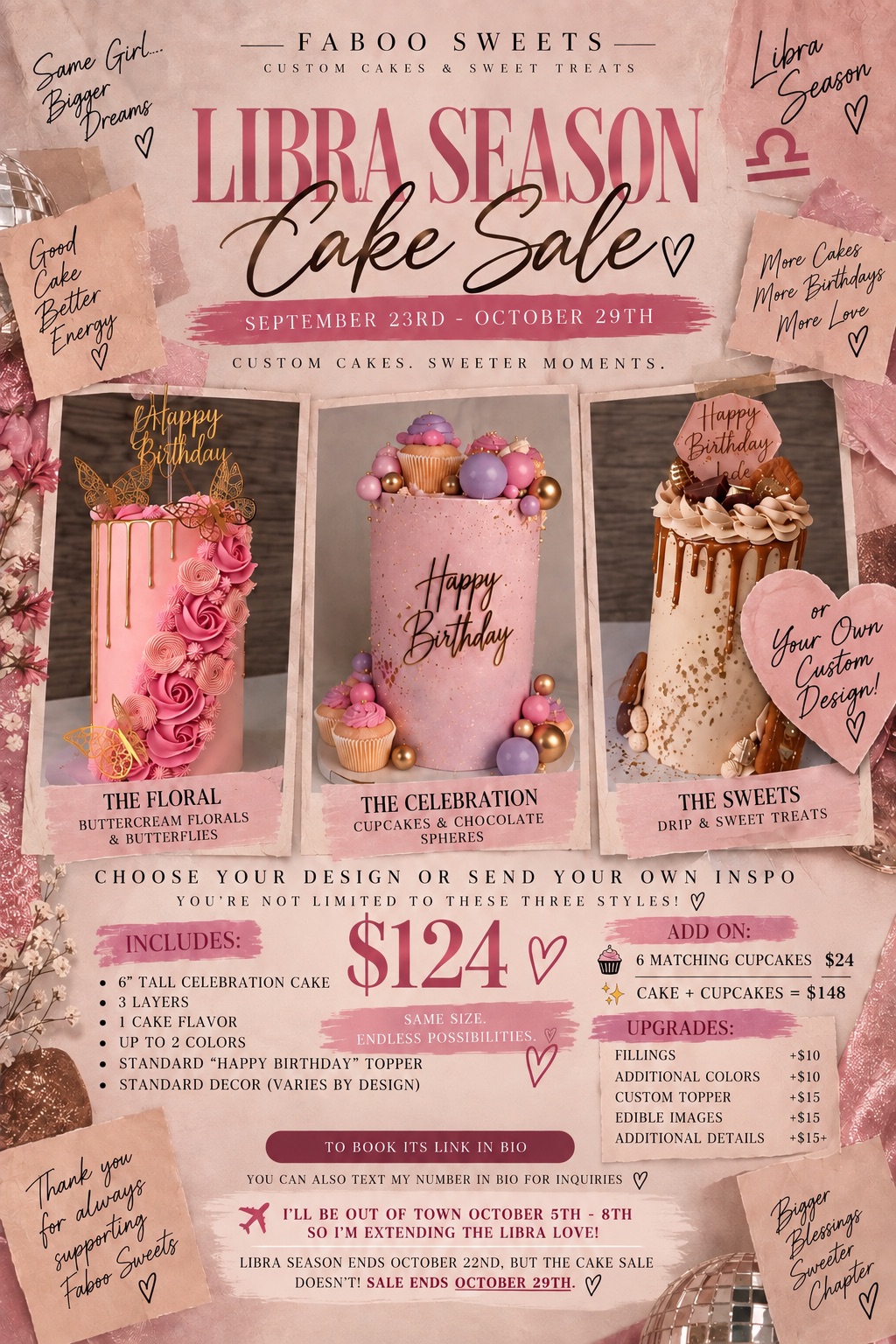 Libra Season Cupcake Sale🧁✨♎️