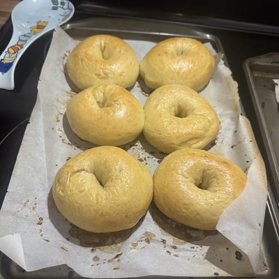 Plain Bagel 6 Pack