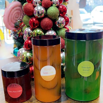 Get Four 8oz Jars-Candy Flavors 
