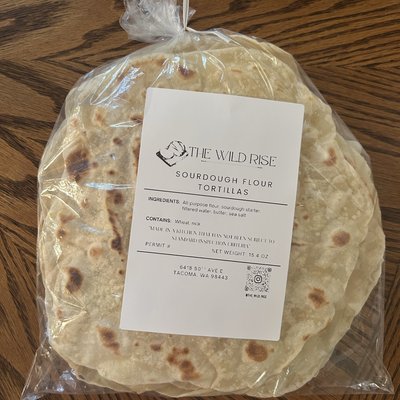 Sourdough Flour Tortillas- 6 Burrito