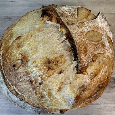 Garlic Herb Sourdough Boule 