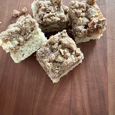 Pecan Crumble Coffee Cake