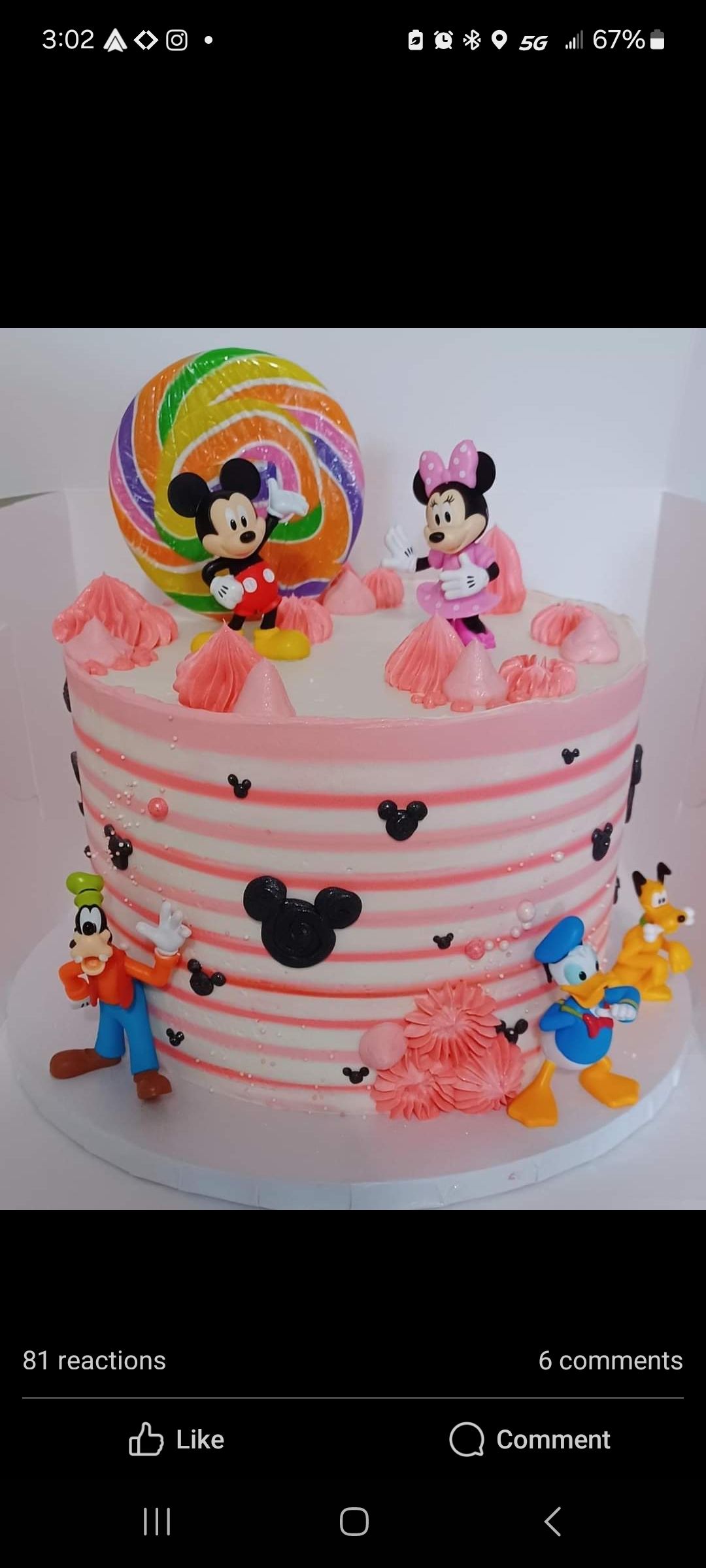 Mickey and Friends Cake