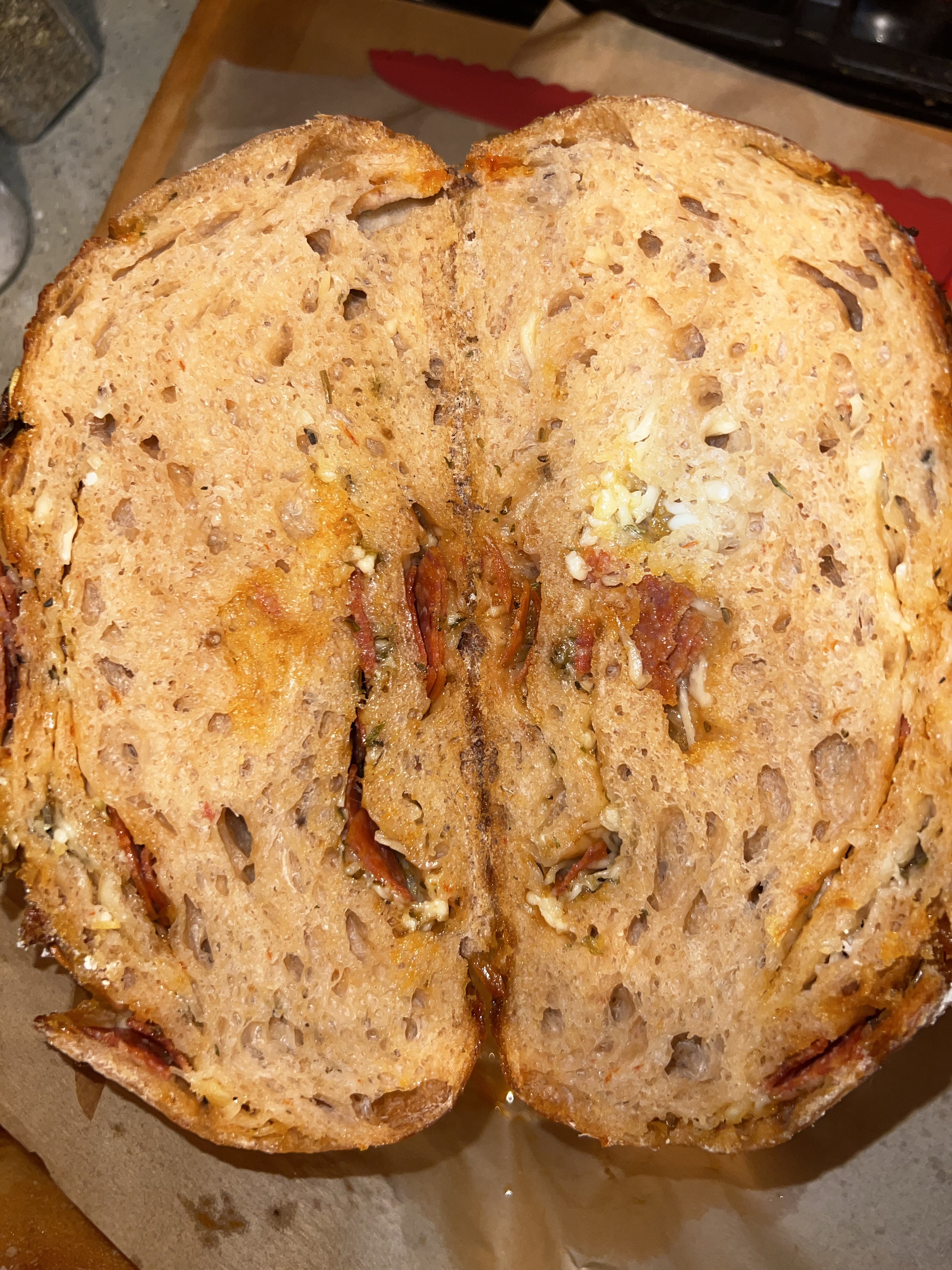 Pepperoni Pizza Sourdough 