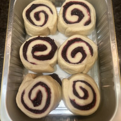 Lemon Blueberry Sweet Rolls 