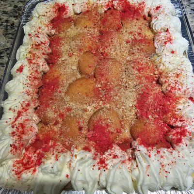 9 X 13 Medium Pan Strawberry Banana Pudding