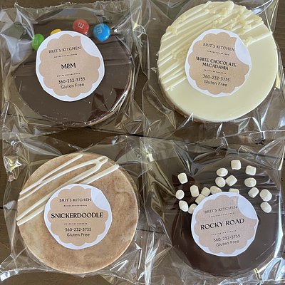 GF Dozen Chocolate Coated Cookie Rounds 