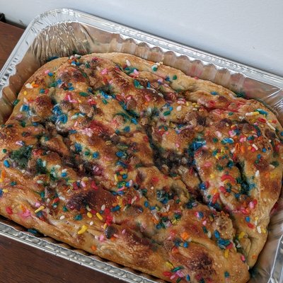Sourdough focaccia with inclusions 