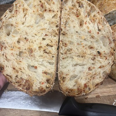 Red Chili & Onion Sourdough 