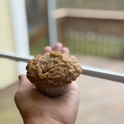Banana Crumb Sourdough Muffins 