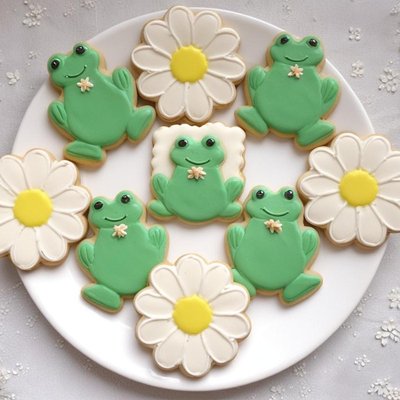 Frogs Set Sugar Cookie
