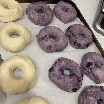 Plain Sourdough Bagels - 6
