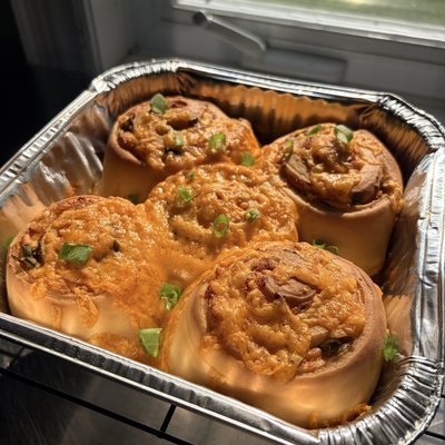 Savoury Sourdough Rolls 8” Pan