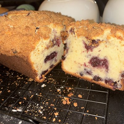 Blueberry Cheesecake Crumb Loaf 