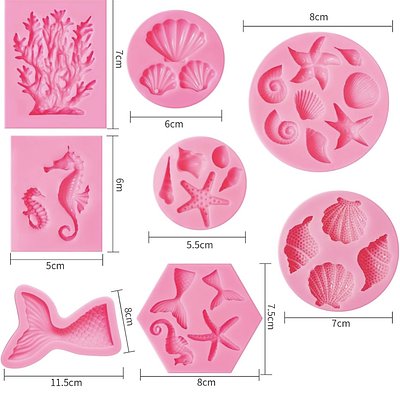 Mermaid Silicone Molds