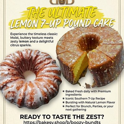 Lemon 7up Pound Cake 