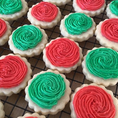 Mini Iced Sugar Cookie