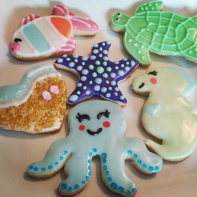 Ocean Fun Sugar Cookies
