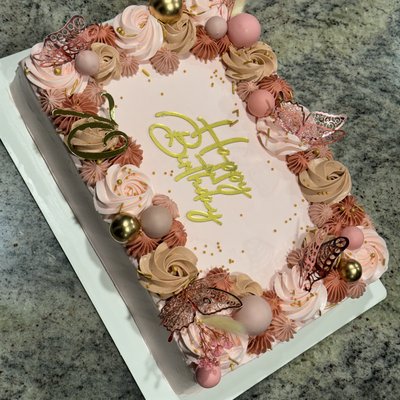 Luxe 1/4 Sheet Cake 