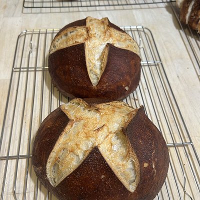 Pretzel Sourdough Loaf 