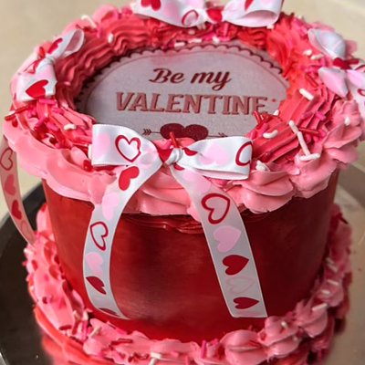 Valentine Burn Cake 