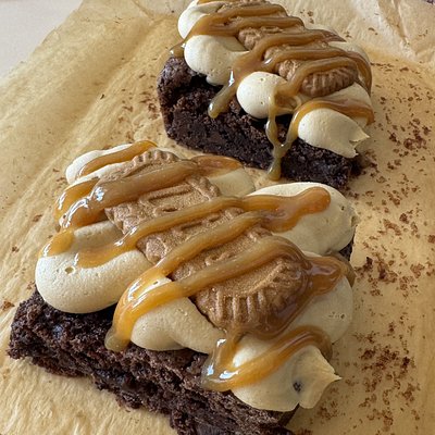 Large Biscoff Brownie