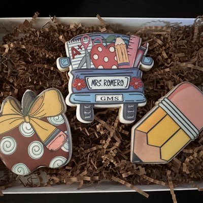 Custom Teacher Appreciation Cookies