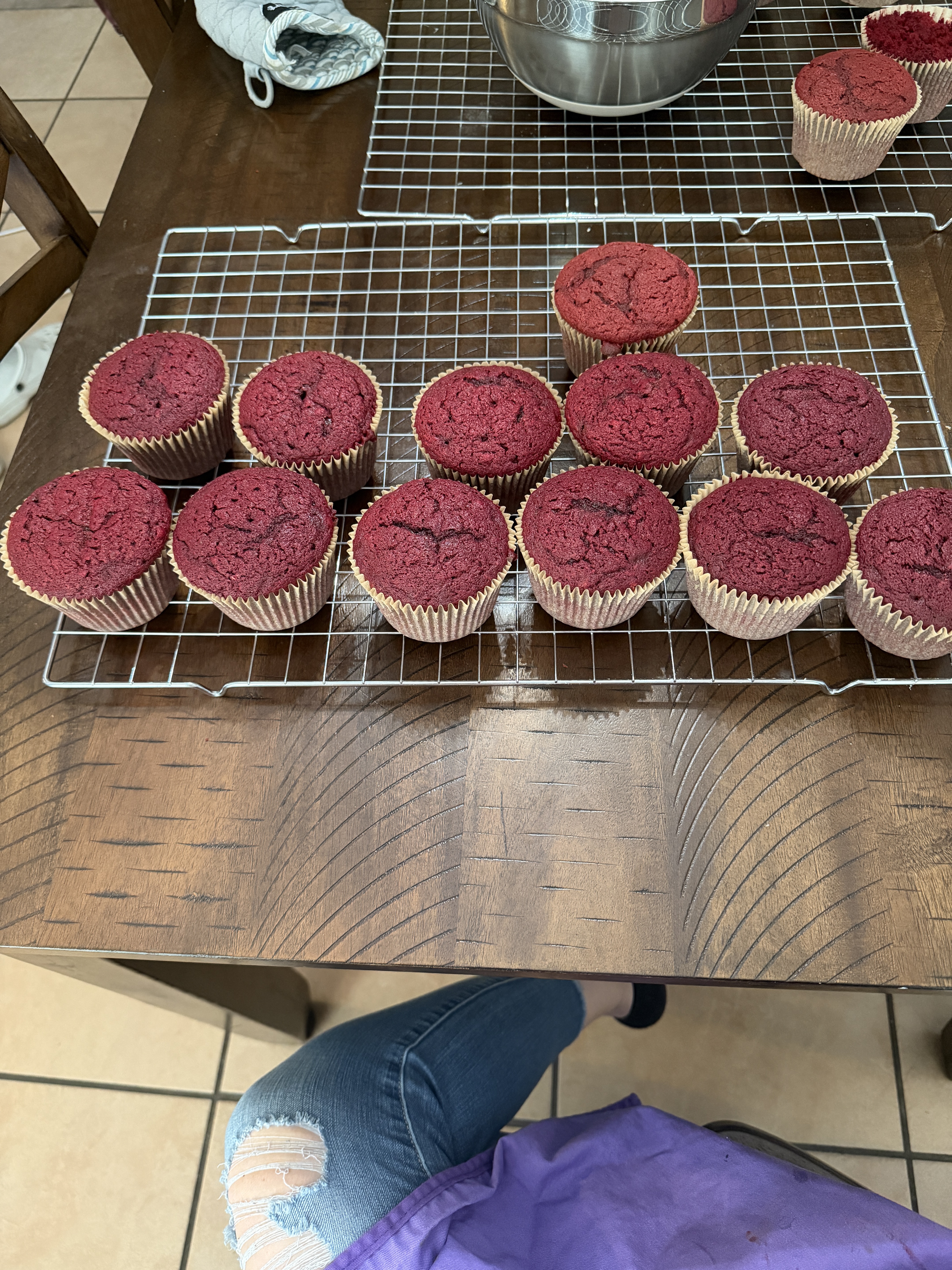 Giant Red Velvet Cupcakes (12) Count