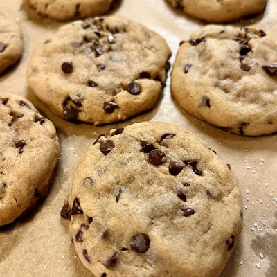 Salted Brown Butter Chocolate Chip Cookies 12 Count 