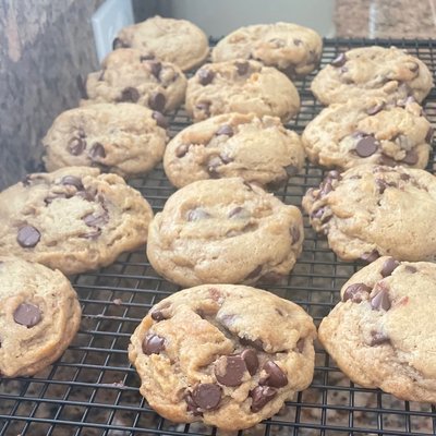 Sourdough Chocolate Chip Cookies by the Dozen