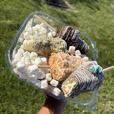 Dipped Cheesecake Slices