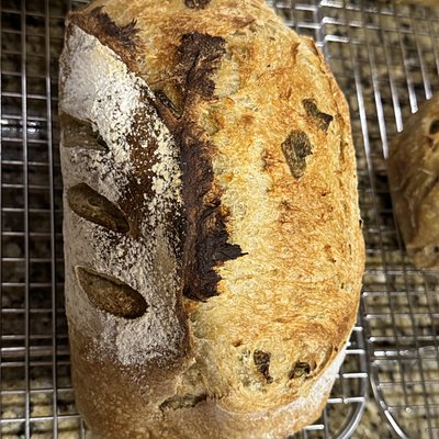Hatch green Chili Sourdough 