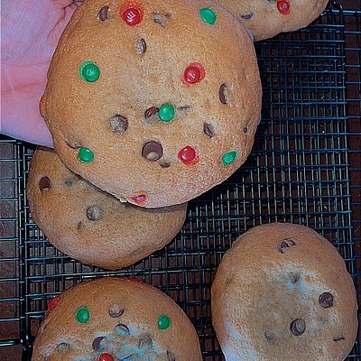 HUGE Chocolate Chip Sourdough Cookies