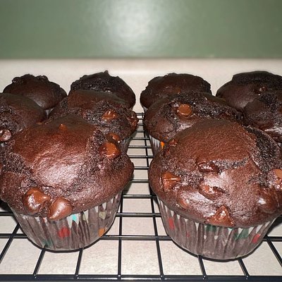 Double Chocolate Chip Muffins (ONE DOZEN)