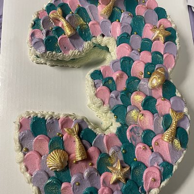 One Digit Number Cake