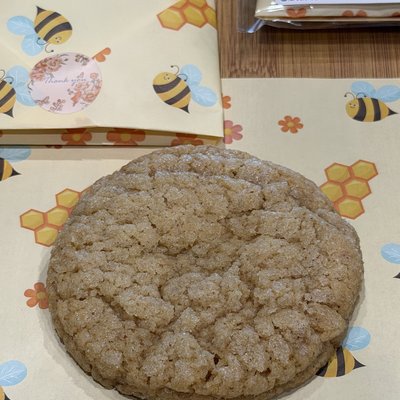 Sourdough Lemon Crinkle Cookie