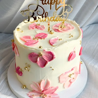 2 Layer Round & Heart Cakes 