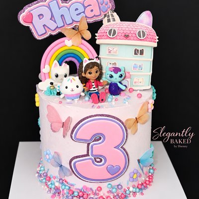  6 Inch Tall Cake + 2 Dozen Treats 
