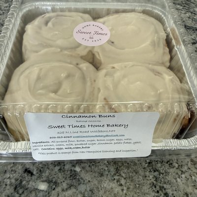 4 Pack Cinnamon Rolls 