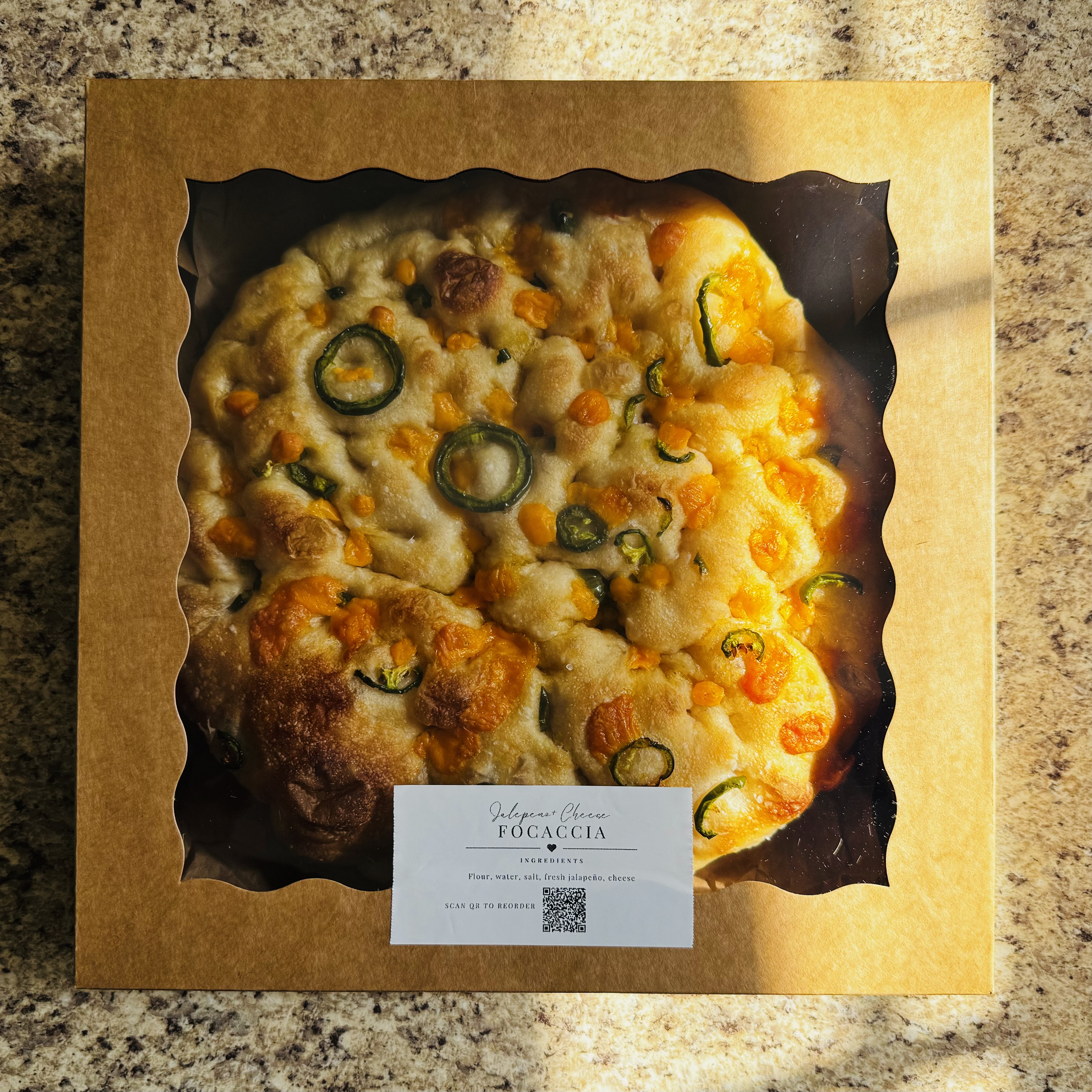 9in Jalapeño Cheddar Focaccia 