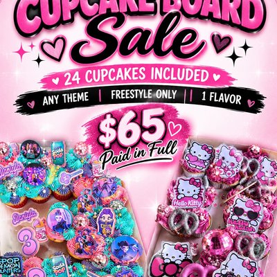 Cupcake Board Sale 